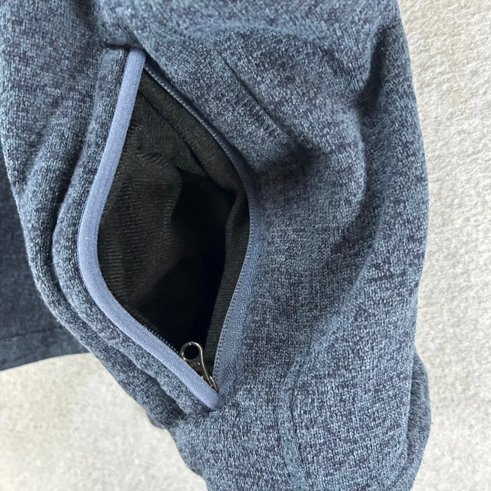 Orvis Fleece Vest Full Zip Mens XXL Blue Heathered Outdoor‎ Hiking Layering - Picture 7 of 9